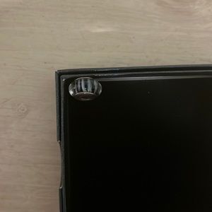 Black and white/ zebra glass pandora charm